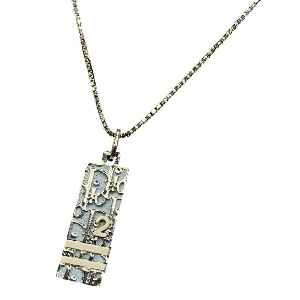 17. Dior Light Blue Trotter Necklace - Picture 4 of 9
